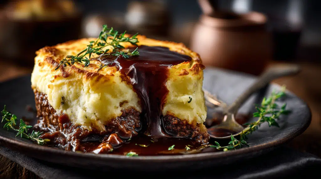 Slow-Cooked Irish Meat & Potato Pie