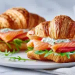 Smoked Salmon Croissant Sandwiches