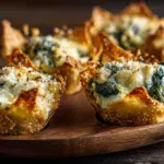 Spinach and Artichoke Wonton Cups