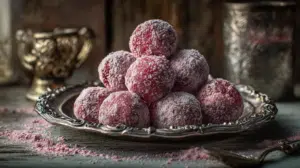 Strawberry Cheesecake Protein Balls