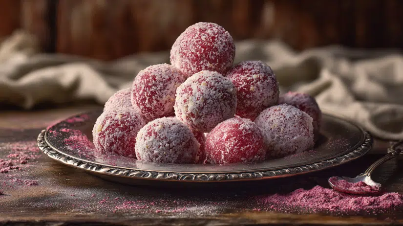 Strawberry Cheesecake Protein Balls