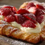 Strawberry Cream Cheese Heart Danishes