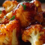 Sweet and Savory Glazed Baked Cauliflower