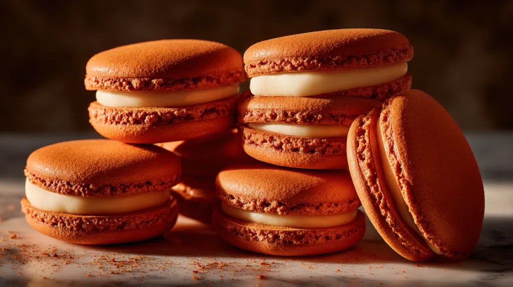 pumpkin spice macarons