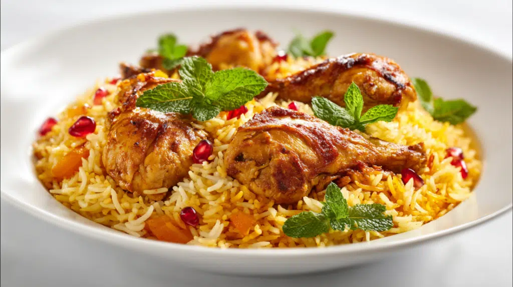 Arabic Chicken and Rice Kabsa