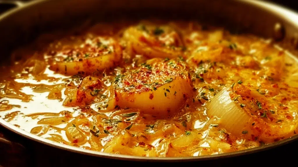 Cheesy Cajun Onion Boil