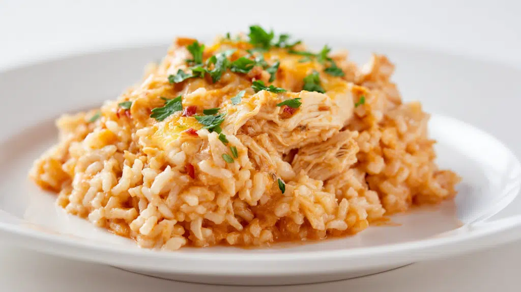 Chicken Enchilada Rice Casserole
