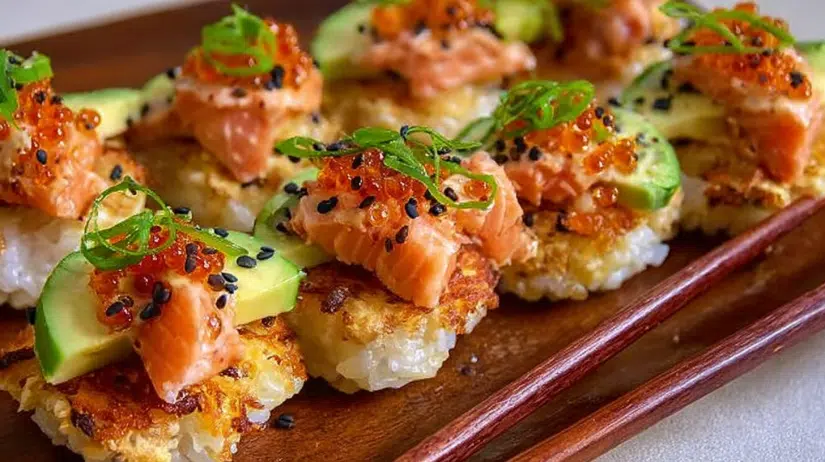 Crispy Rice Salmon