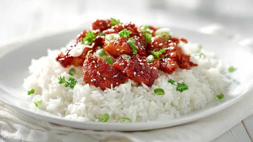 Honey BBQ Chicken and Rice