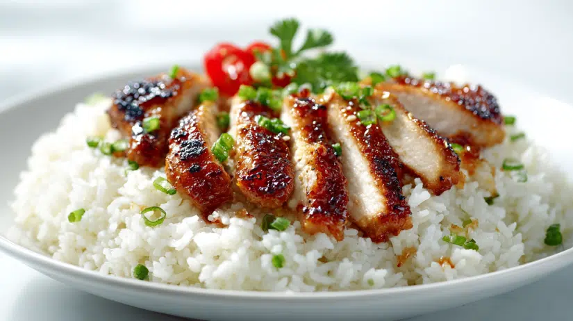 Honey BBQ Chicken and Rice