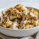 Lebanese Roasted Cauliflower with Tahini Sauce