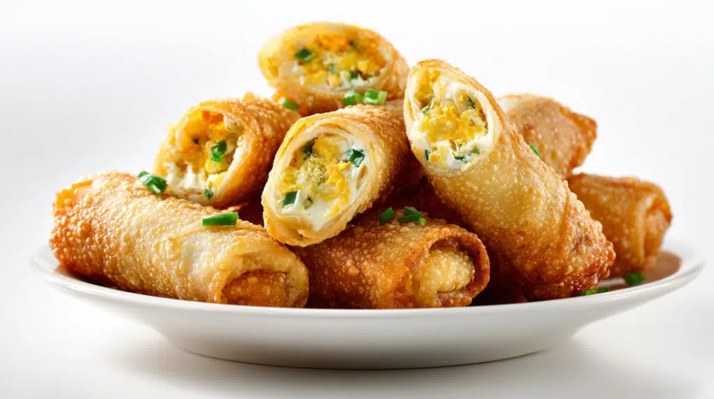 Mini Jalapeño Popper Egg Rolls
