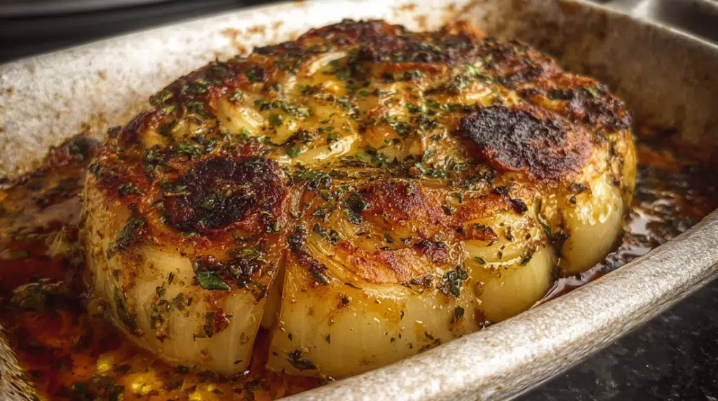 Onion Bake with Butter and Herbs