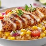 Street Corn Chicken Rice Bowl