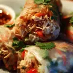 Bang Bang Chicken Rice Paper Rolls