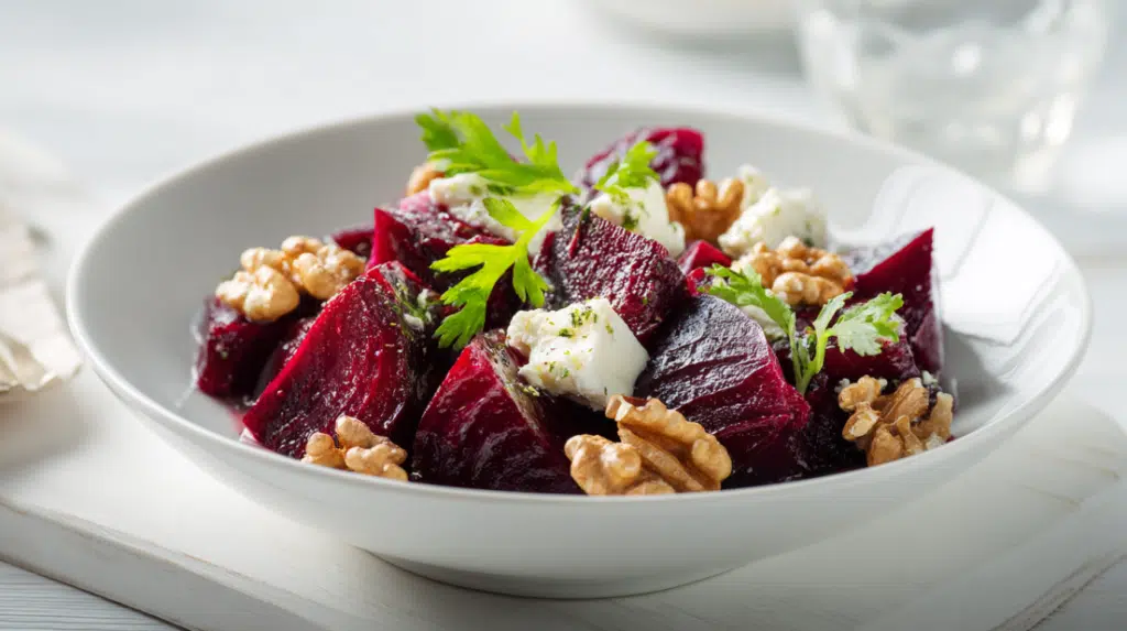 Beetroot Feta Walnut Salad