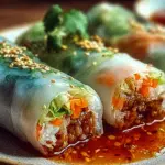 Big Mac Rice Paper Rolls