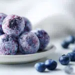 Blueberry Cheesecake Protein Balls