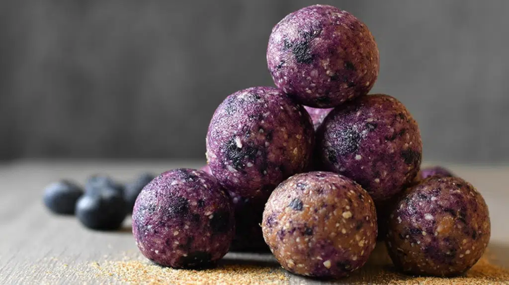 Blueberry Protein Balls