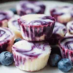 Blueberry Swirl Yogurt Bites