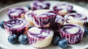 Blueberry Swirl Yogurt Bites