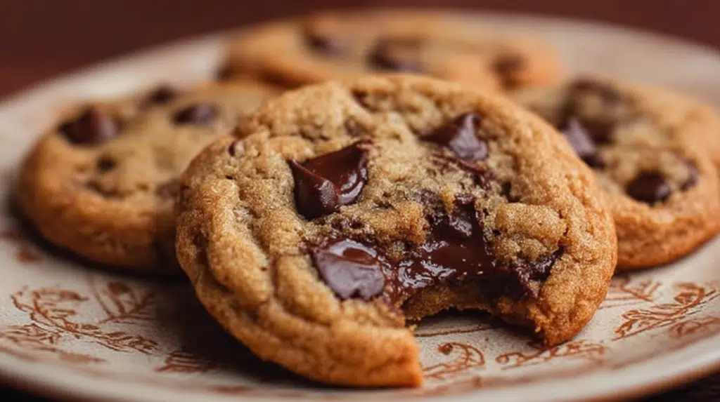 Brown Butter Sourdough Discard Chocolate Chip Cookies
