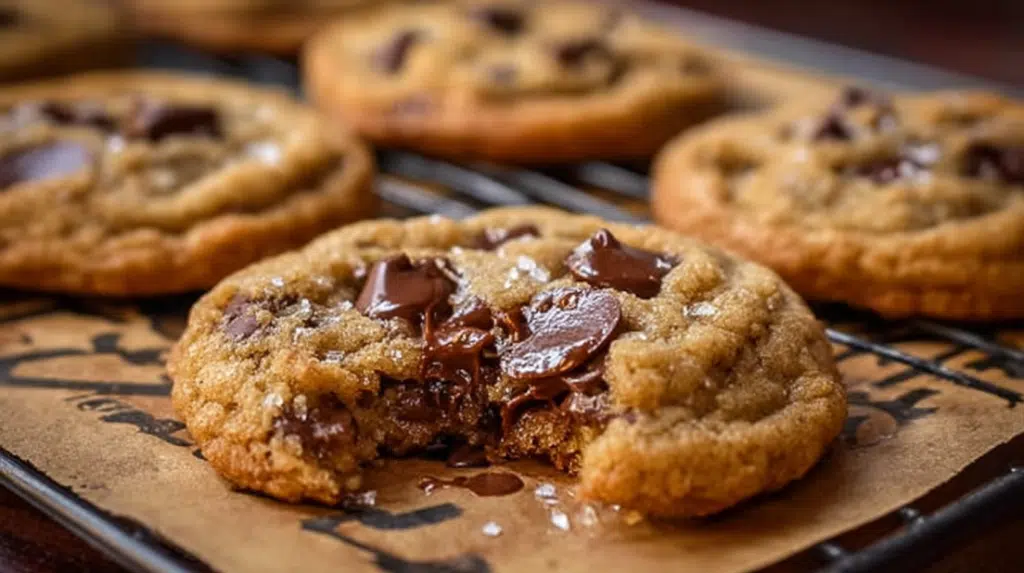 Brown Butter Sourdough Discard Chocolate Chip Cookies