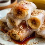 Banana Rice Paper Rolls