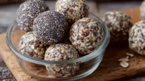 Chia and Flaxseed Energy Balls