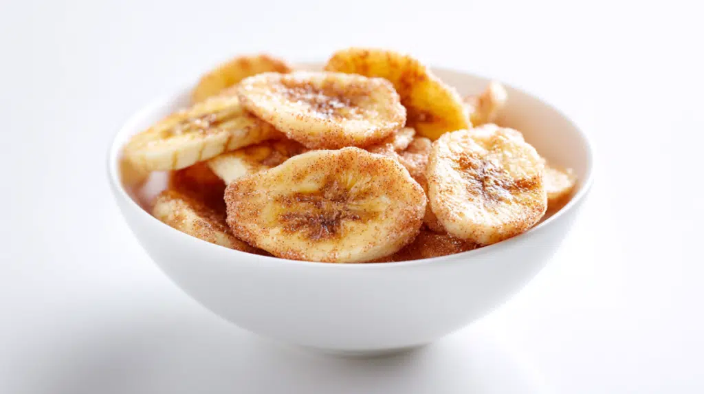 Cinnamon-Sugar Air Fryer Banana Chips