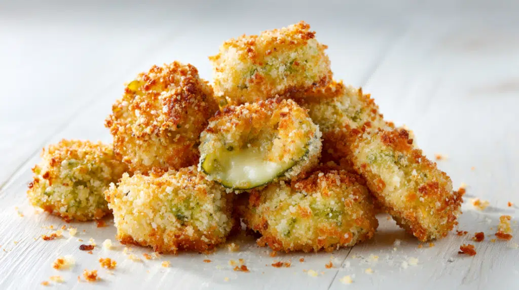 Crispy Pickle Cheese Bites