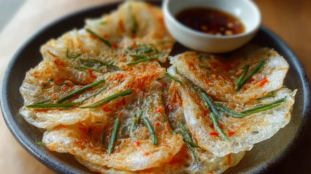 Crispy Rice Paper Pancake