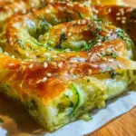 Crispy Rice Paper Spanakopita with Zucchini