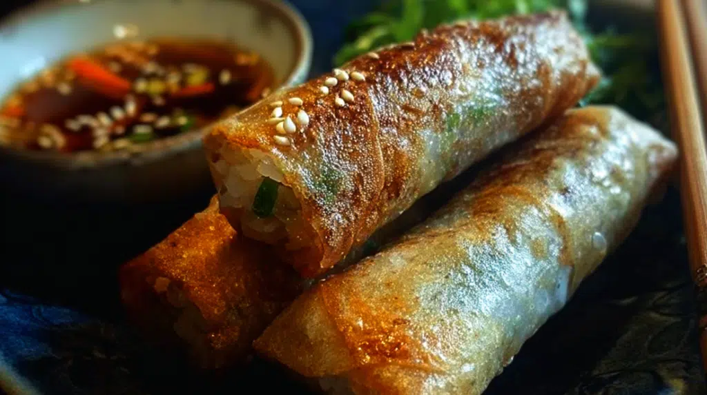 Crispy Rice Paper Spring Rolls