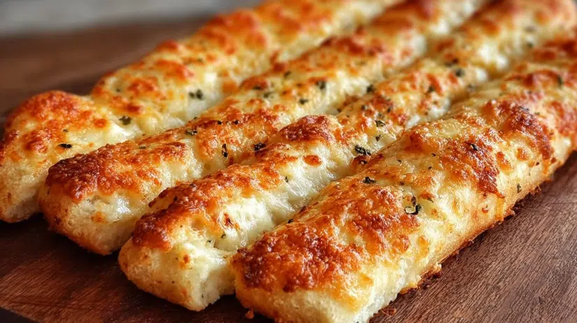Sourdough Cheesy Breadsticks