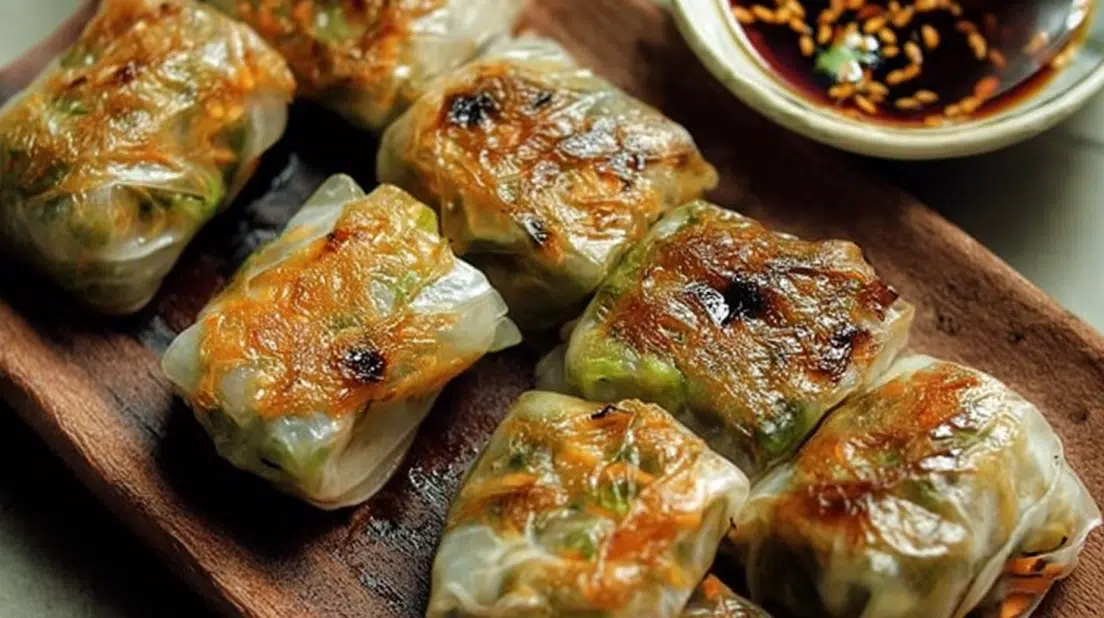 Crispy Vegetable Rice Paper Dumplings