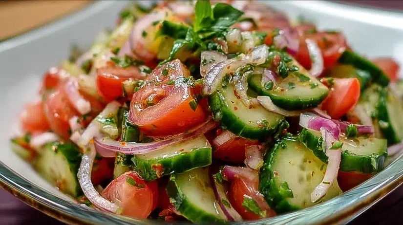 Italian Cucumber Salad