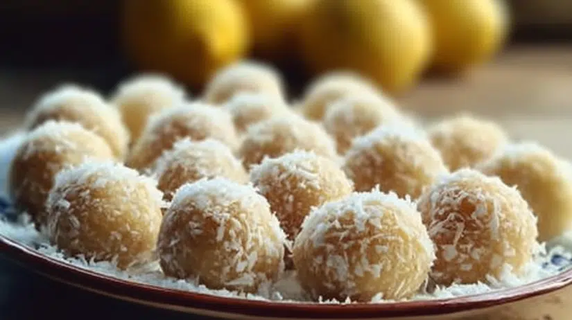 Lemon Coconut Protein Power Balls