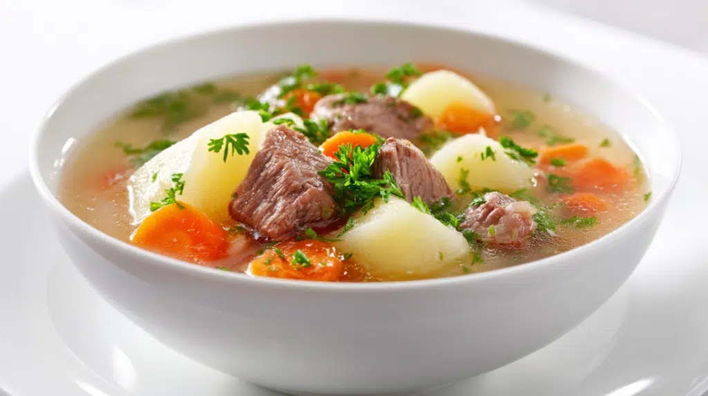 Loaded Potato Beef Soup