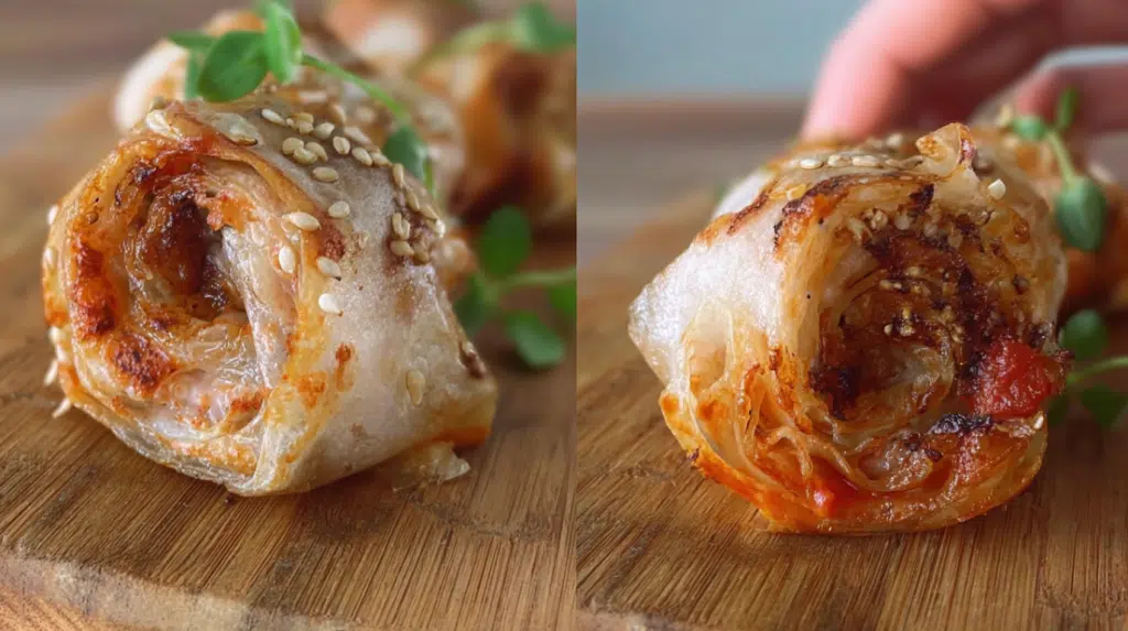 Mouthwatering Rice Paper Pizza Rolls