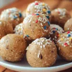 No Bake Cake Batter Protein Balls