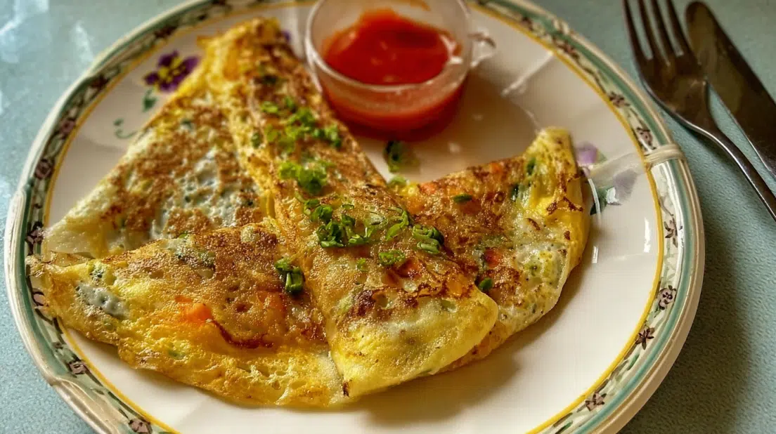 Easy Rice Paper Omelette