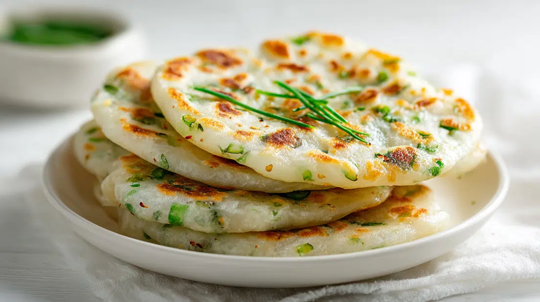 Rice Paper Scallion Pancakes