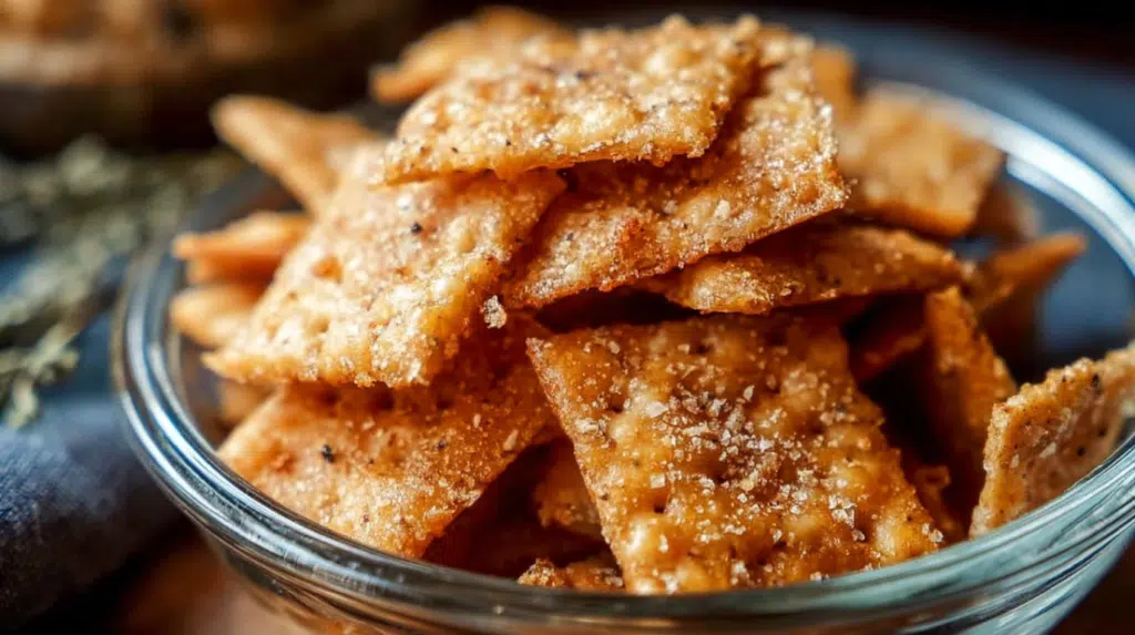 Sourdough Cheese Crackers