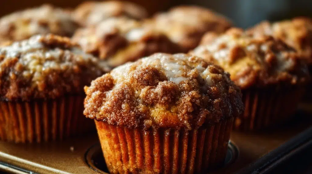 Sourdough Coffee Cake Muffins