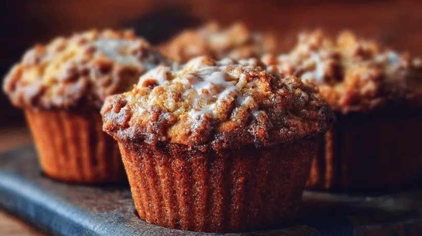 Sourdough Coffee Cake Muffins