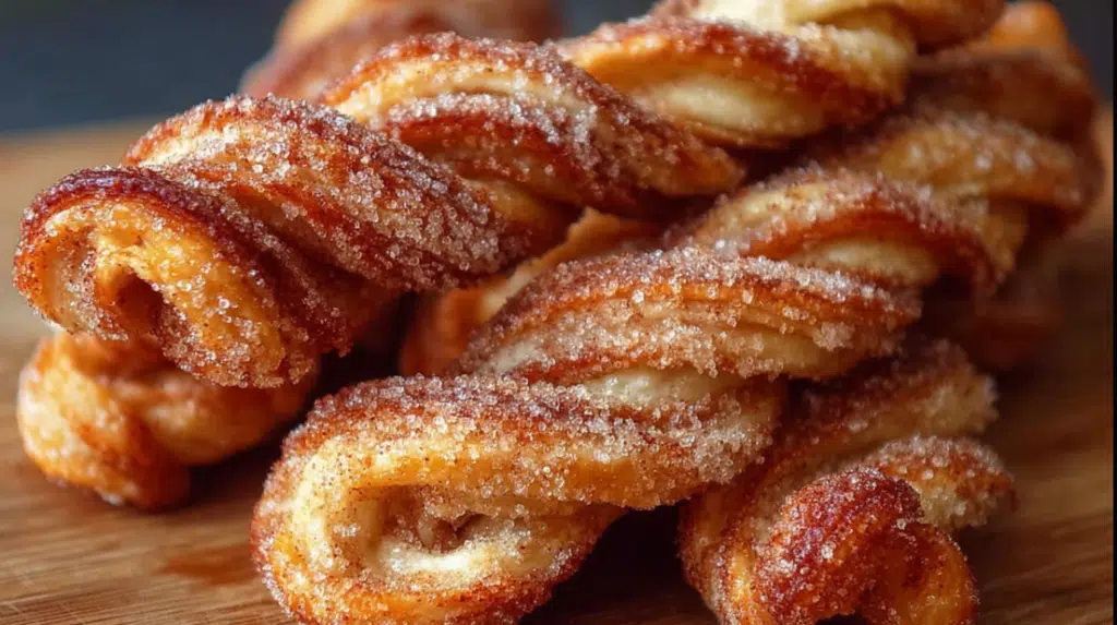 Sourdough Discard Cinnamon Sugar Twists
