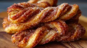 Sourdough Discard Cinnamon Sugar Twists