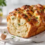 Sourdough Discard Garlic Pull Apart Bread
