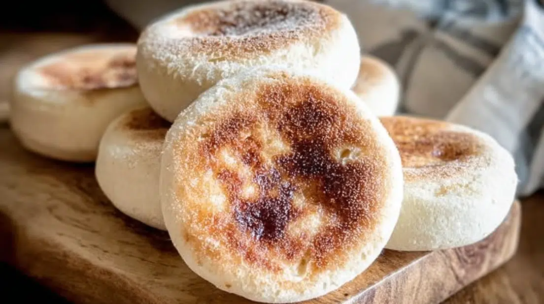 Sourdough English Muffins